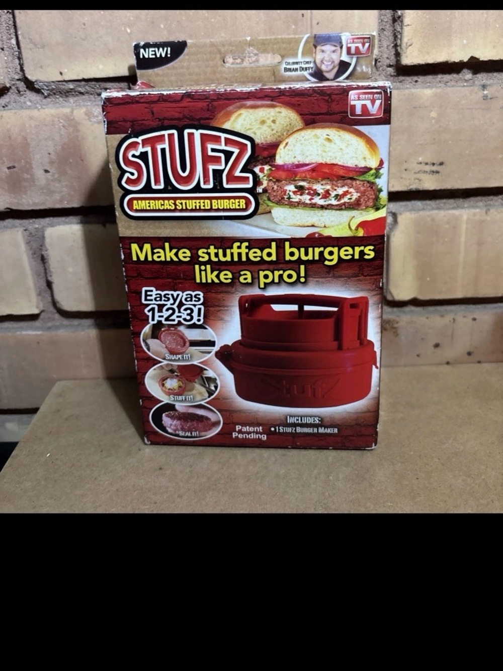 Stuffed Burger Press STUFZ Americas Hamburger Patty Molds Maker Sliders - Picture 4 of 5